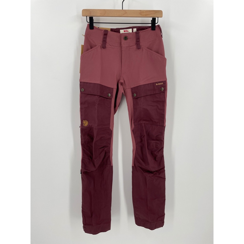 Fjallraven Keb Curved Womens 26 Port Mesa Purple G1000 Hiking Pants NWT